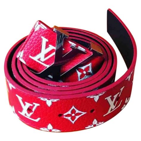 louis vuitton red belt|white louis vuitton belt red.